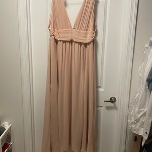 Lulu's Blush Maxi Dress